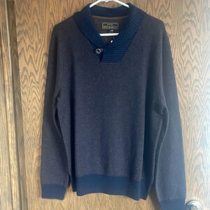 Jos. A Bank Reserve Navy Wool Sweater M